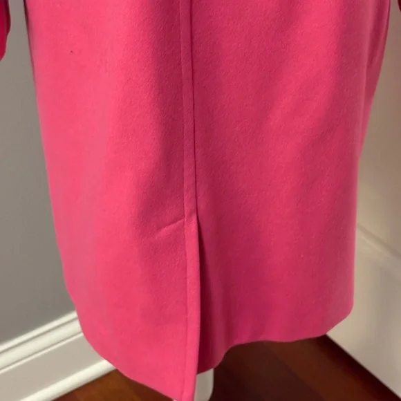 Isaac Mizrahi Hot Pink Wool-Blend Hooded Coat - Picture 7 of 14
